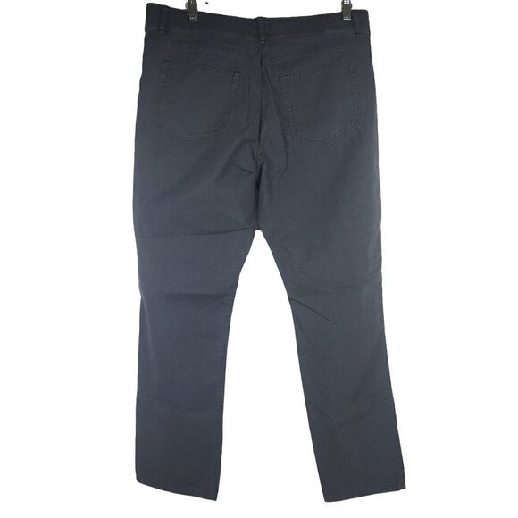 Denver Hayes Men's Stretch 5 Pocket Athletic Chinos Brushed Blue 36x30 - Picture 5 of 12